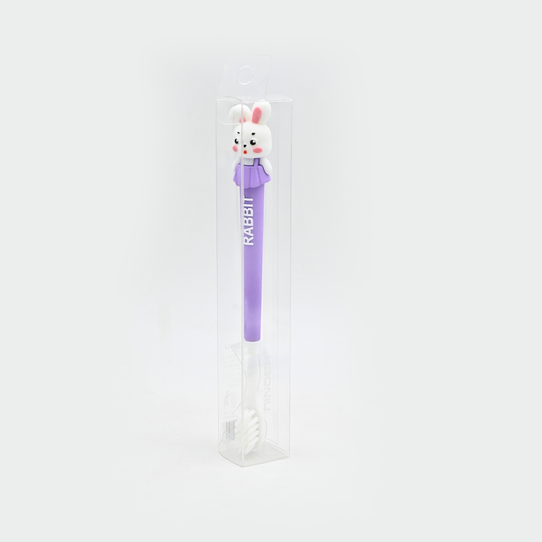 ProX Kids Cute 3D Animal Figures Toothbrush AB-2753_Purple