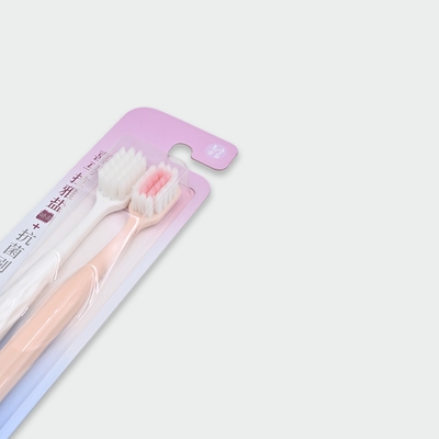 ProX 2-Pack Dual-Action Whitening Toothbrush AB-2777_White & Cream_img_1