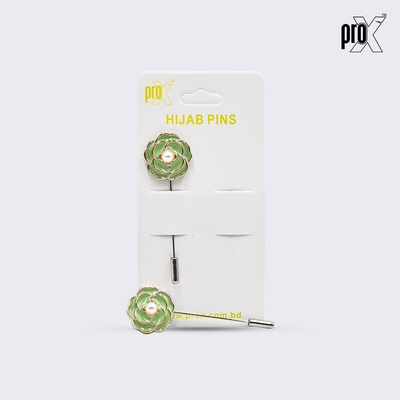 ProX 1 Pair Stick Hijab Pin_HP-501-1_Green_img_1