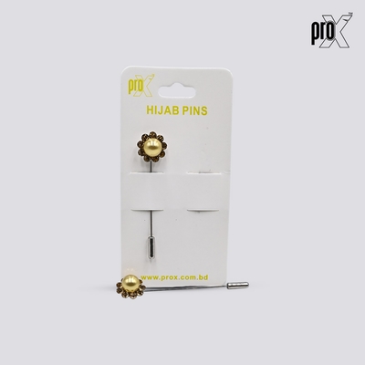 ProX 1 Pair Hijab Pin HP-502-2_Golden Color_img_2