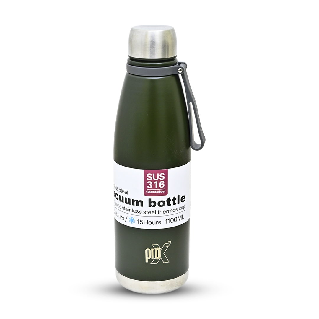 1100ml SS Thermos Water Bottle – WB-2272 Dark Green