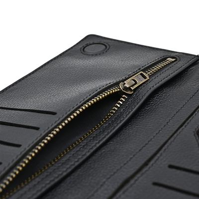 ProX High Quality Original Cow Leather Wallet_PW-2715 Black_img_1