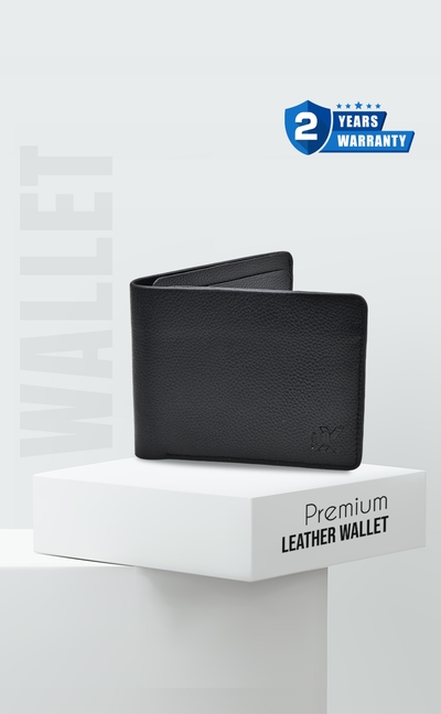 ProX High Quality Original Cow Leather Wallet_FW-2746 Black_img_0