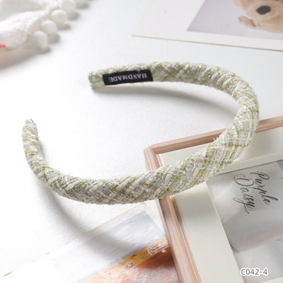 ProX Sage Green Tweed Thin Headband_B-602-17_img_0