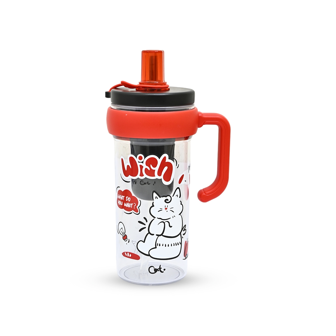 ProX High Quality Plastic Water Bottle WB-2579_Red