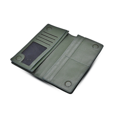 ProX High Quality Original Cow Leather Wallet_PW-2708 Deep Green_img_3
